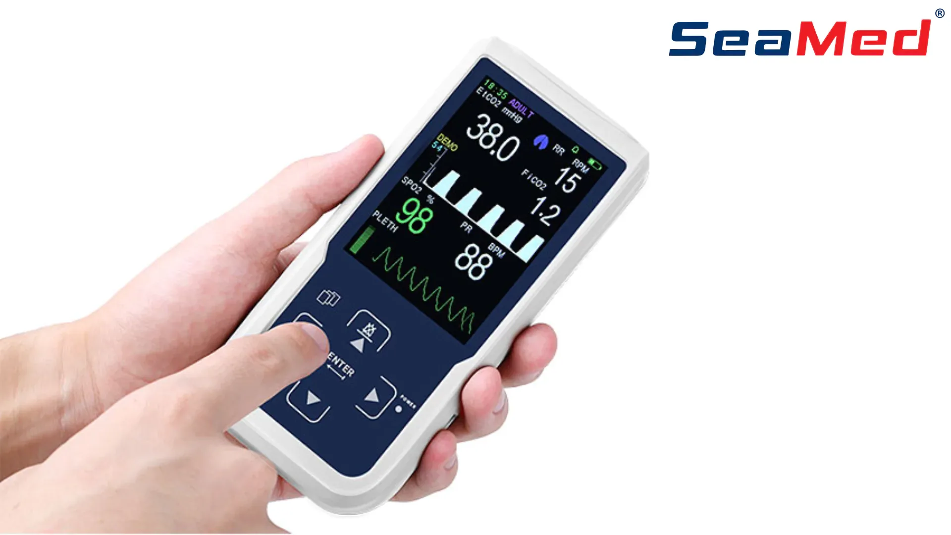 SEAMED CAPNOGRAPHY AND OXIMETER DEVICE 3