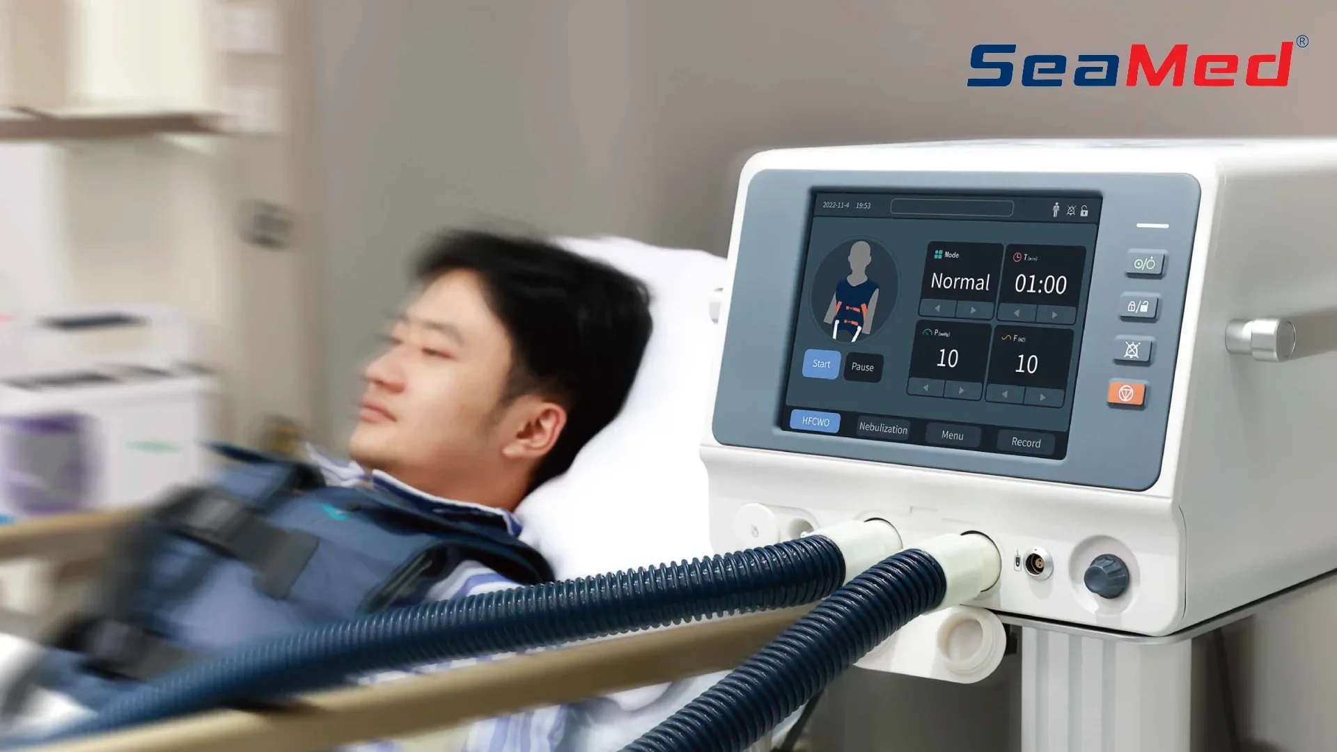 High Frequency Chest Wall Oscillation Airway Clearance System (Cough Device) 4