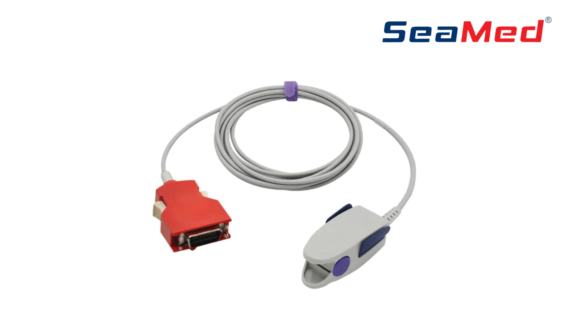 MASIMO RAD SERIES COMPATIBLE REUSABLE SPO2 PROBE / RED SOCKET