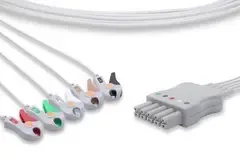 DRAGER COMPATIBLE 5 LEAD ECG LEAD CABLE
