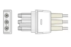 SPACELABS COMPATIBLE 3 LEAD ECG LEAD CABLE