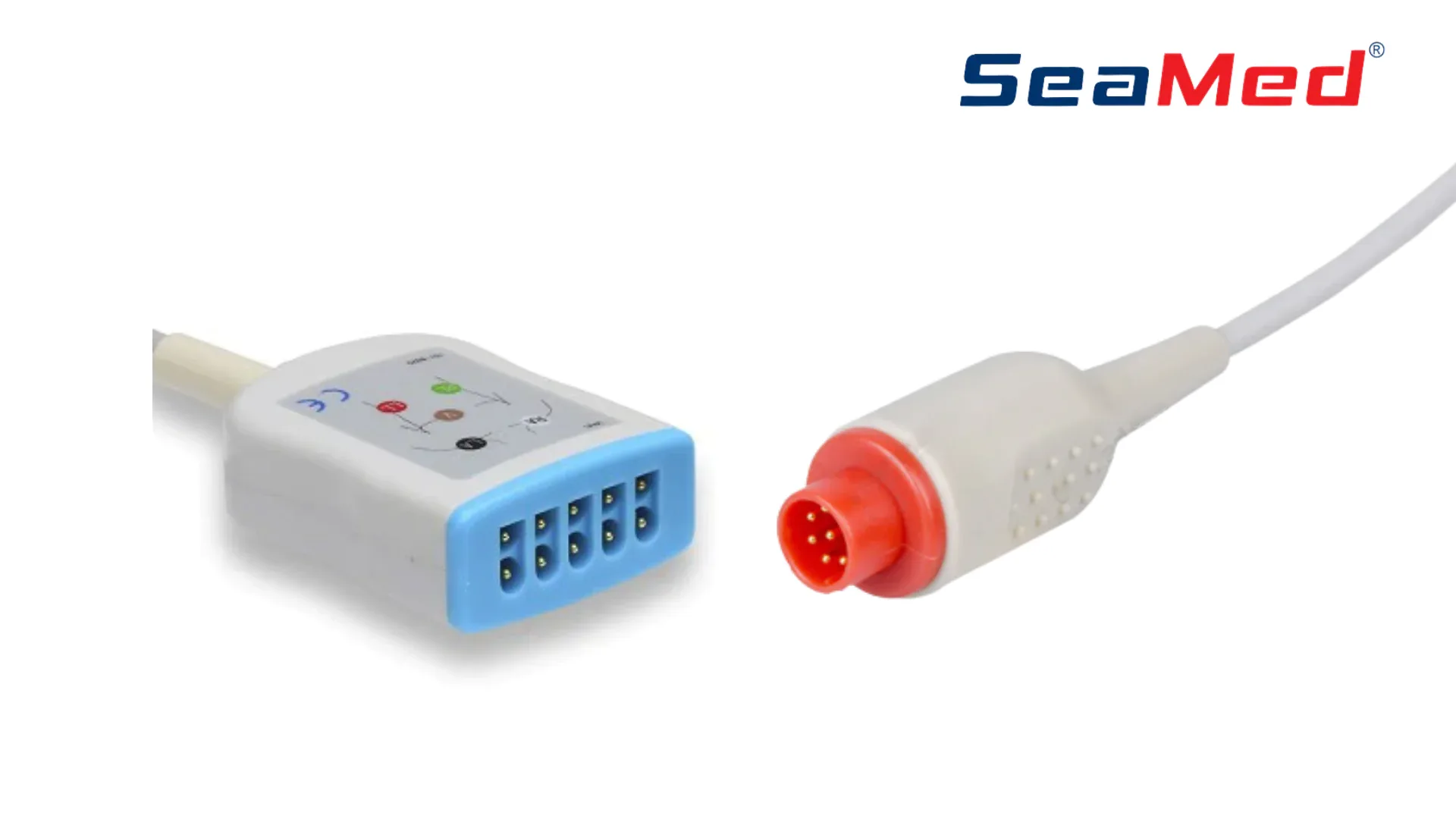 BIONET 8 PIN COMPATIBLE 5 LEAD ECG INTERFACE CABLE