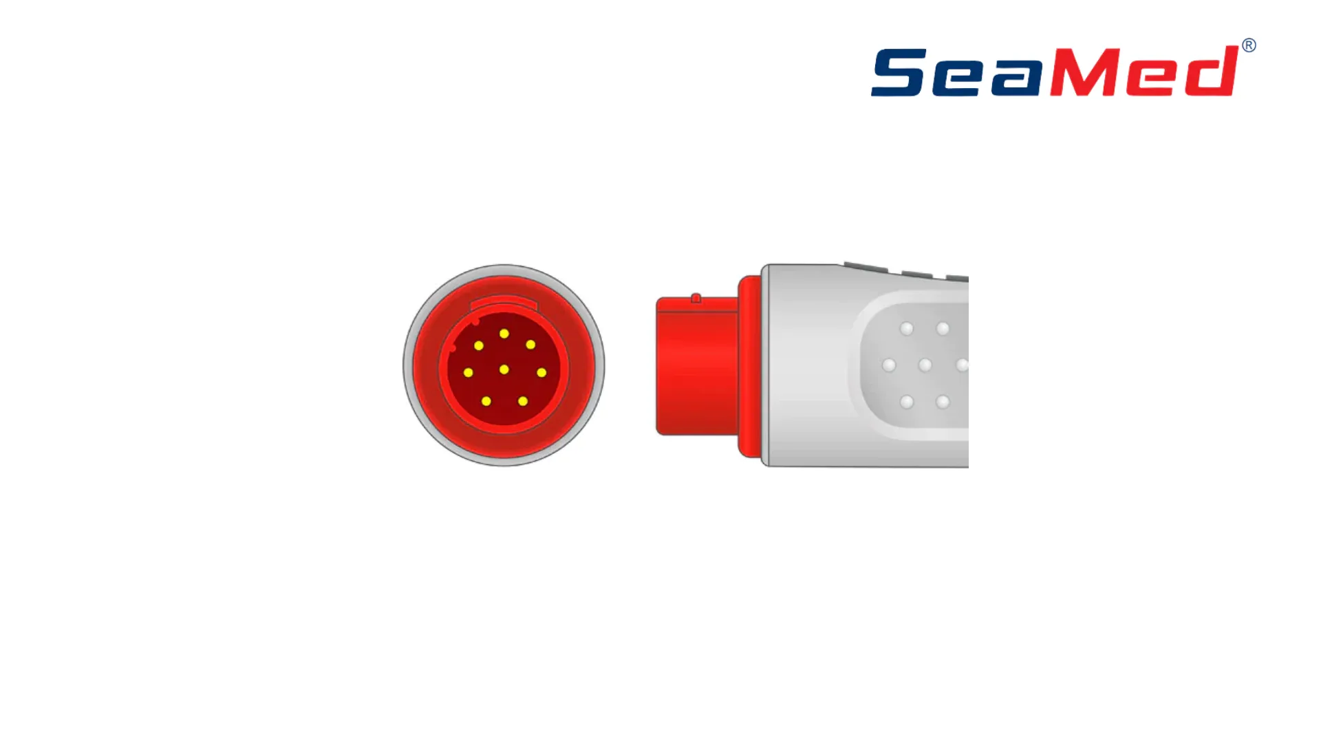 BIONET 8 PIN COMPATIBLE 5 LEAD ECG INTERFACE CABLE 3