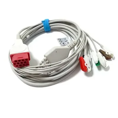 BIONET 12 PIN COMPATIBLE 5 LEAD ECG INTERFACE CABLE