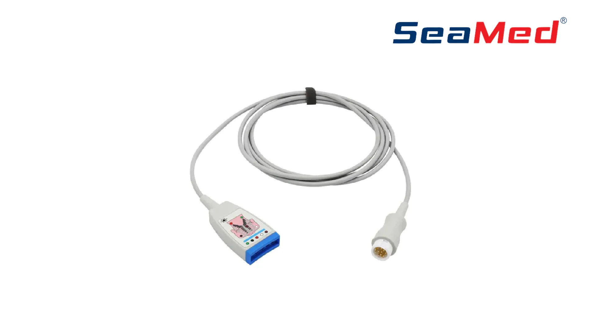 PHILIPS 12 PIN COMPATIBLE 5 LEAD ECG INTERFACE CABLE