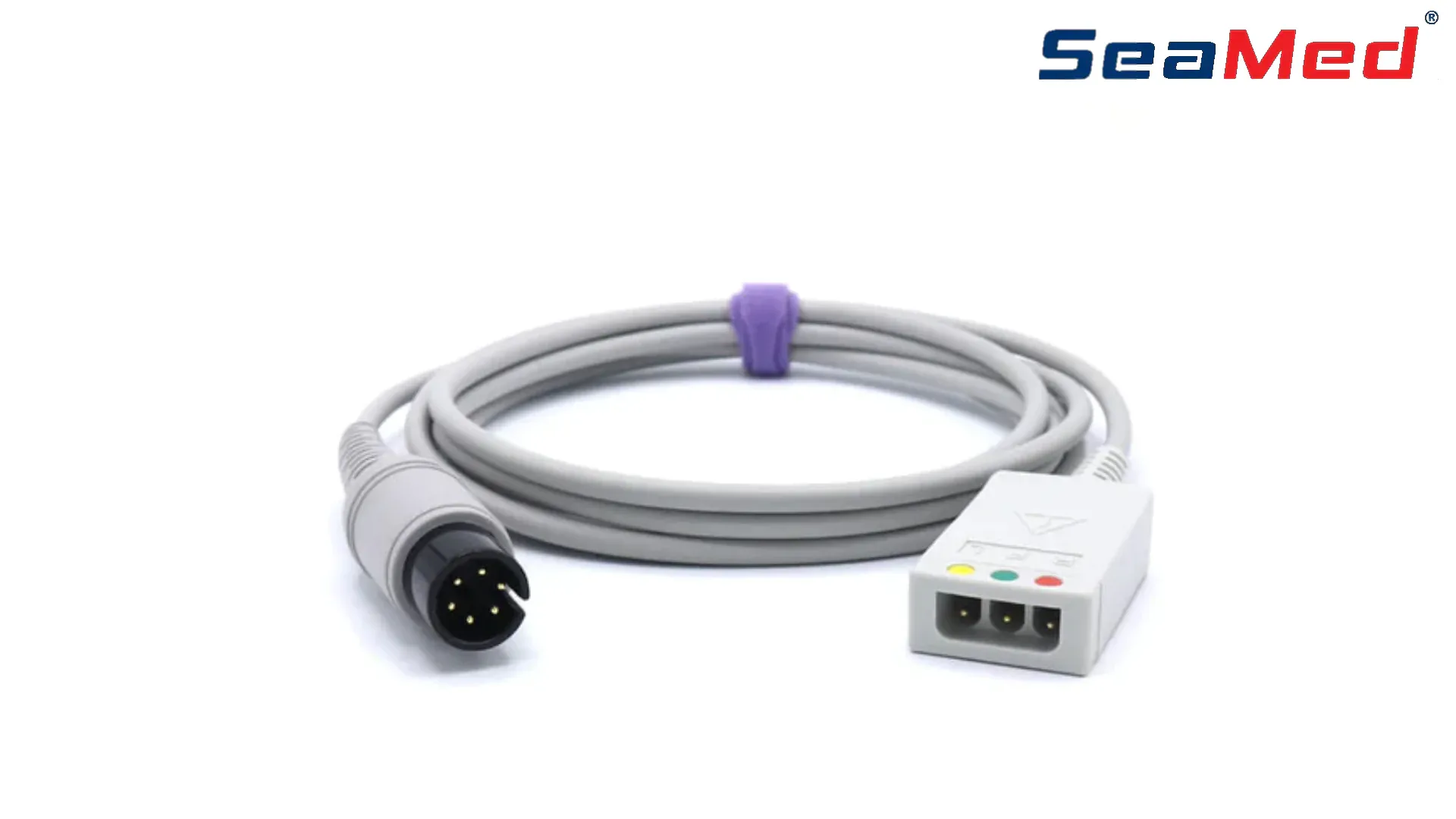 AAMI 6 PIN COMPATIBLE 3 LEAD ECG INTERFACE CABLE