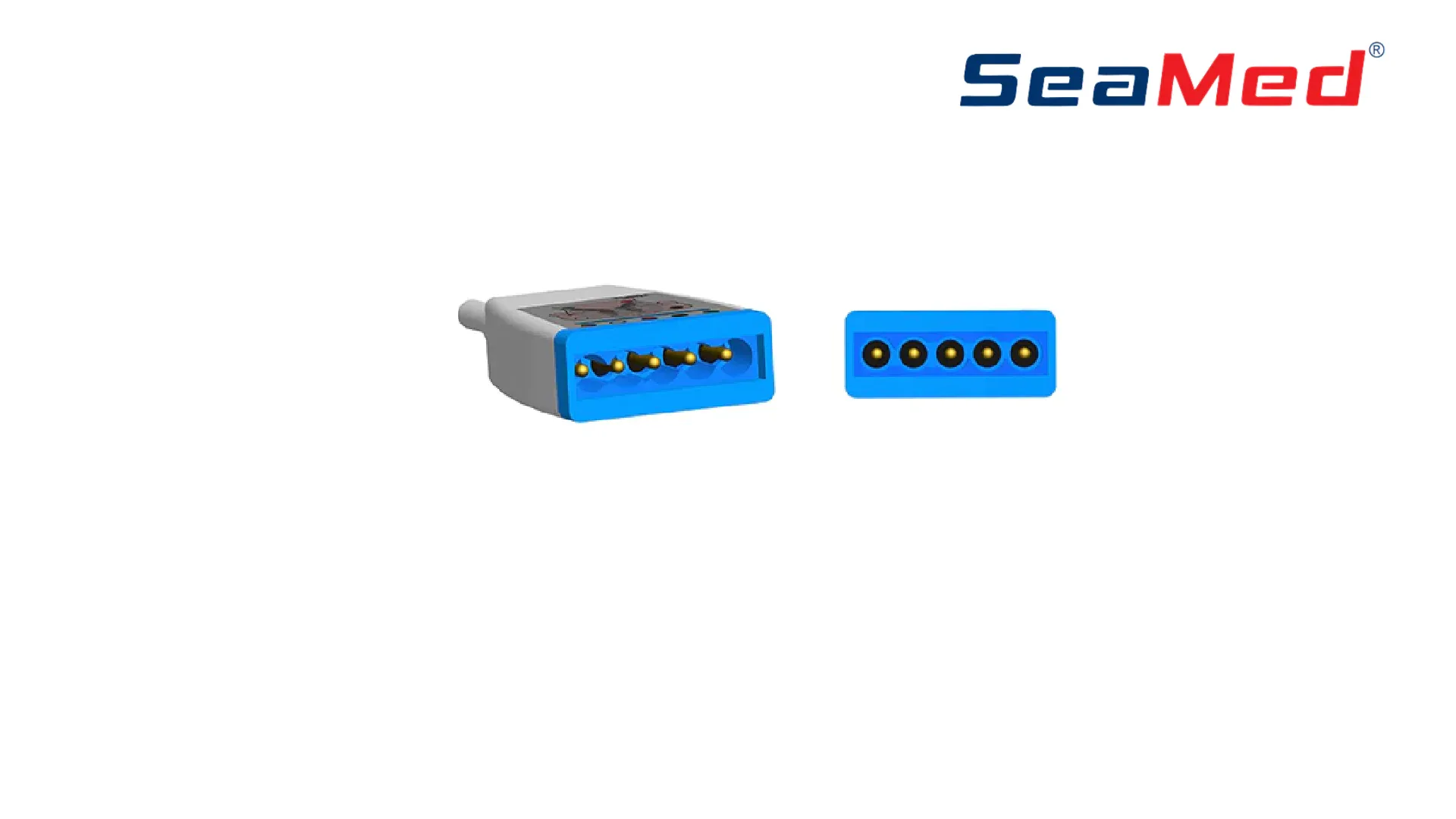 PHILIPS 12 PIN COMPATIBLE 5 LEAD ECG INTERFACE CABLE 3