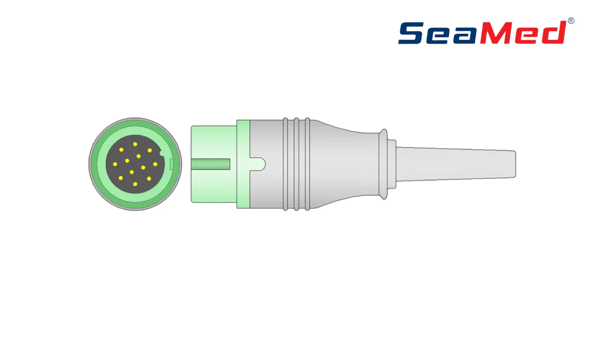 BIOLIGHT COMPATIBLE 3 LEAD ECG INTERFACE CABLE 3