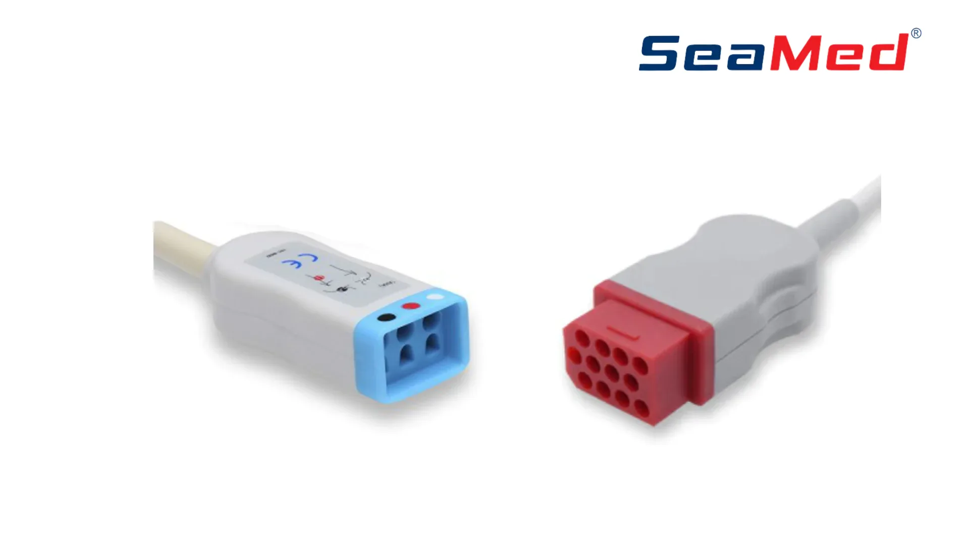 BIONET 12 PIN COMPATIBLE 3 LEAD ECG INTERFACE CABLE