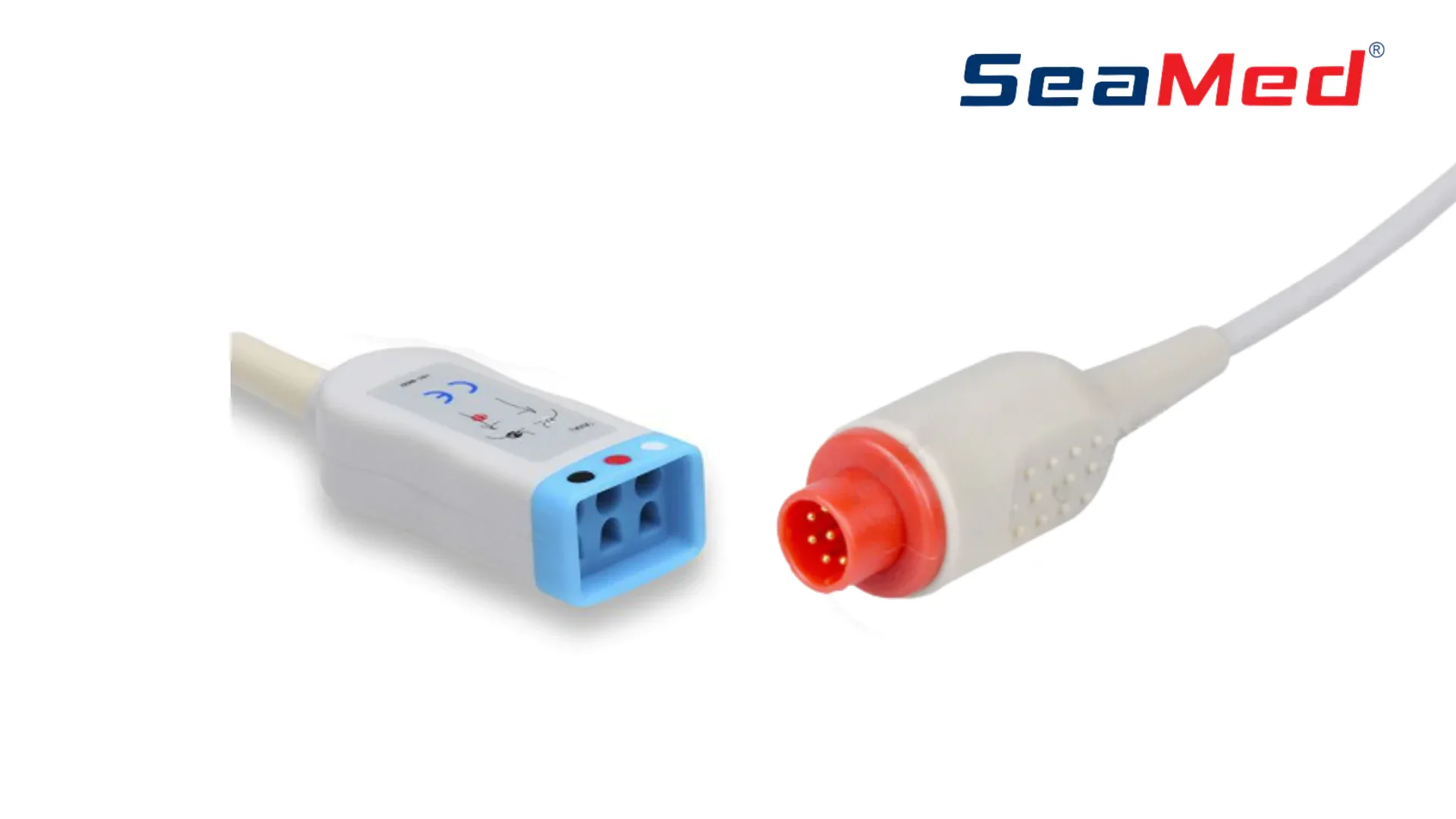 BIONET 8 PIN COMPATIBLE 3 LEAD ECG INTERFACE CABLE