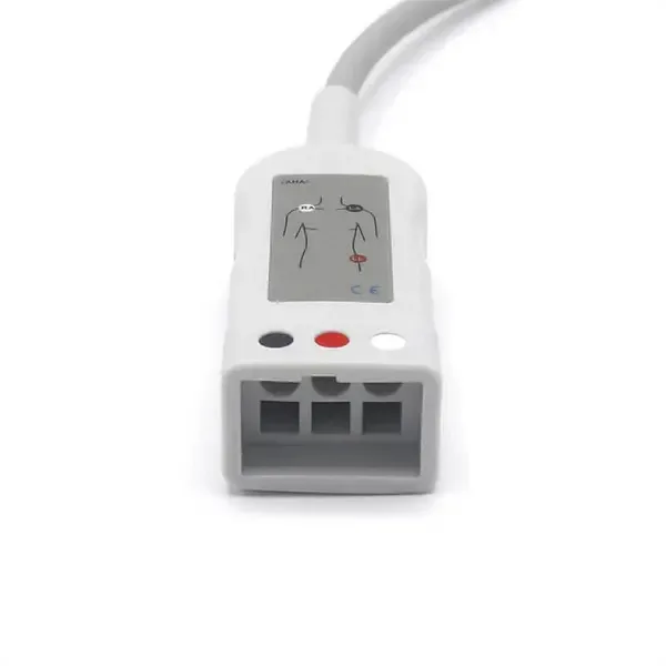 GE DATEX COMPATIBLE 3 LEAD ECG INTERFACE CABLE 4