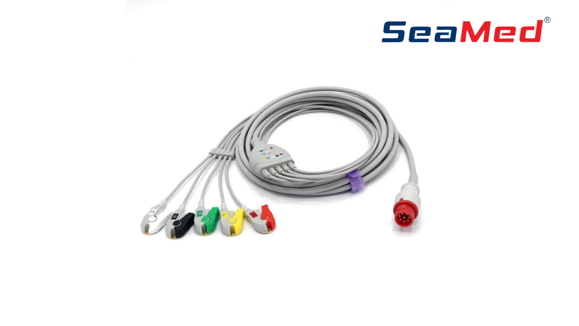 BIONET 8 PIN COMPATIBLE 5 LEAD ECG CABLE