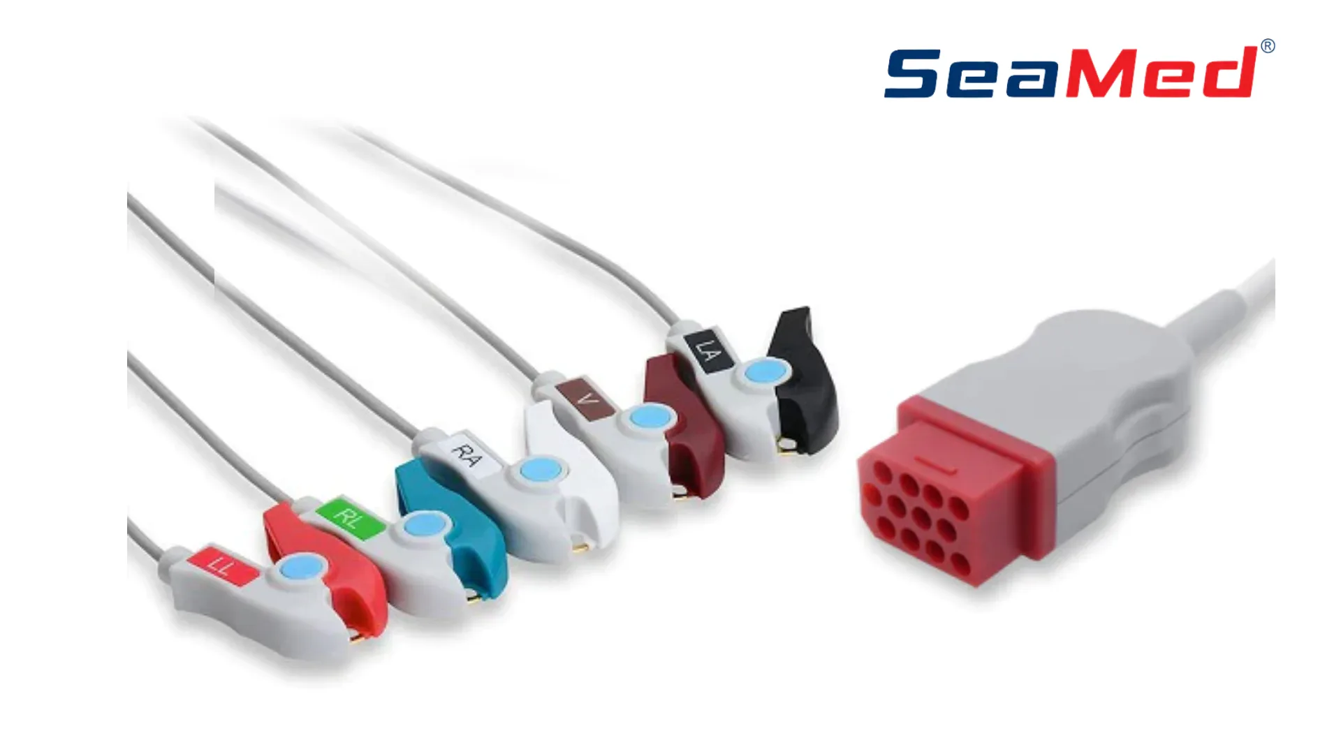 BIONET 12 PIN COMPATIBLE 5 LEAD ECG CABLE