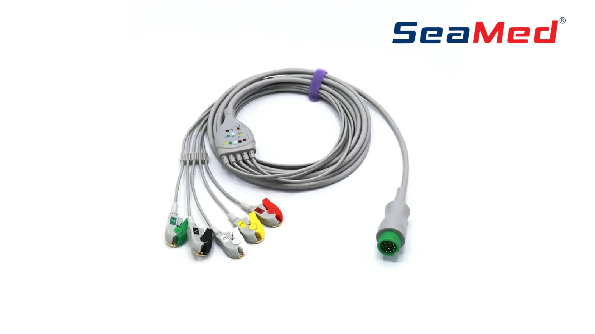 EDAN COMPATIBLE 5 LEAD ECG CABLE