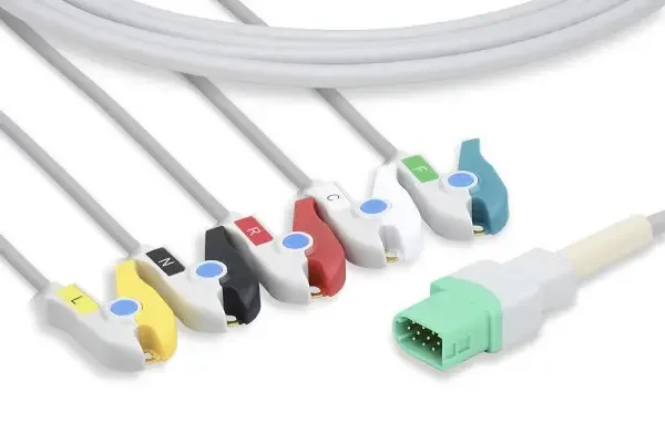 MINDRAY DATASCOPE COMPATIBLE 5 LEAD ECG CABLE