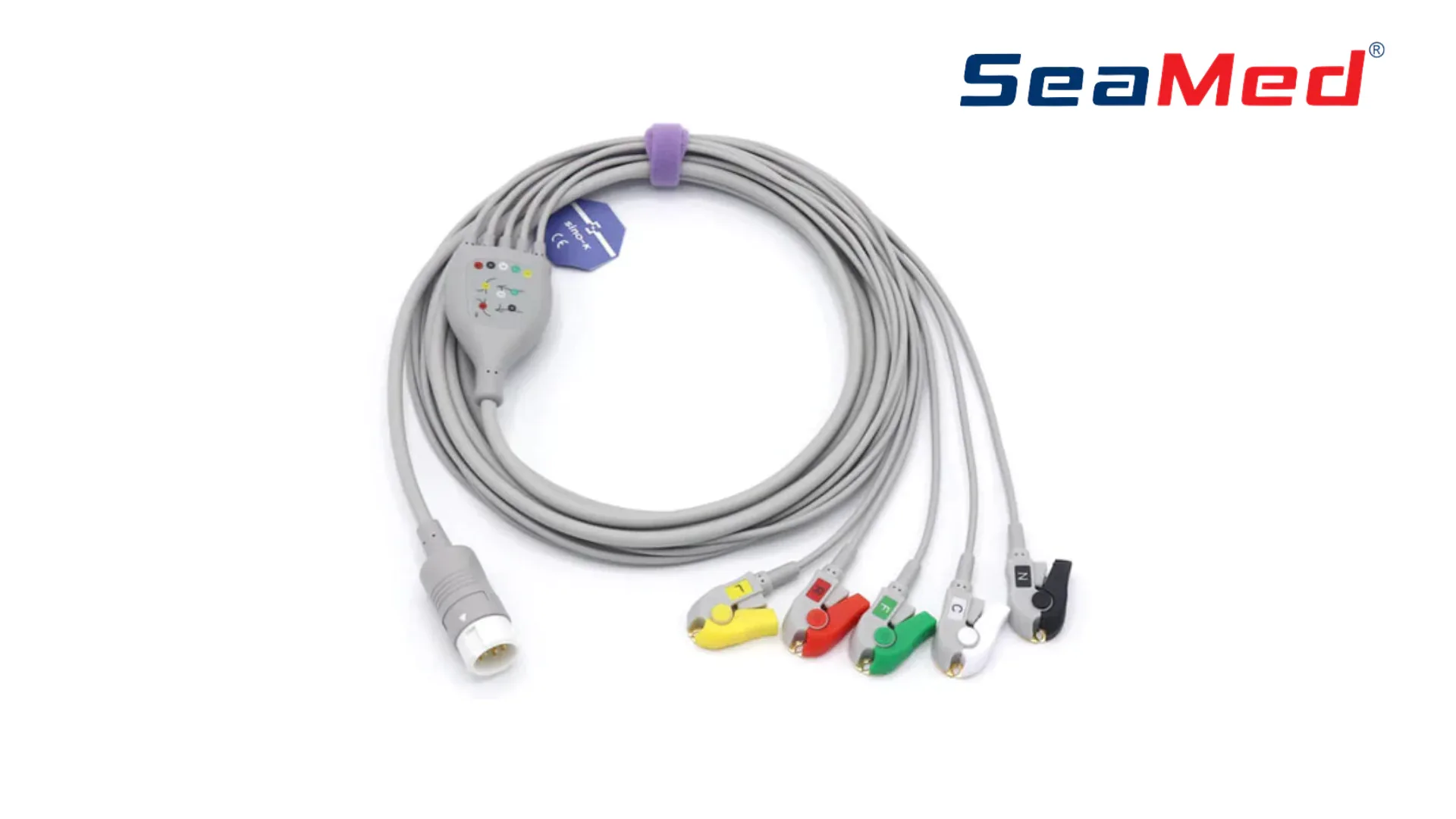 PHILIPS 8 PIN COMPATIBLE 5 LEAD ECG CABLE