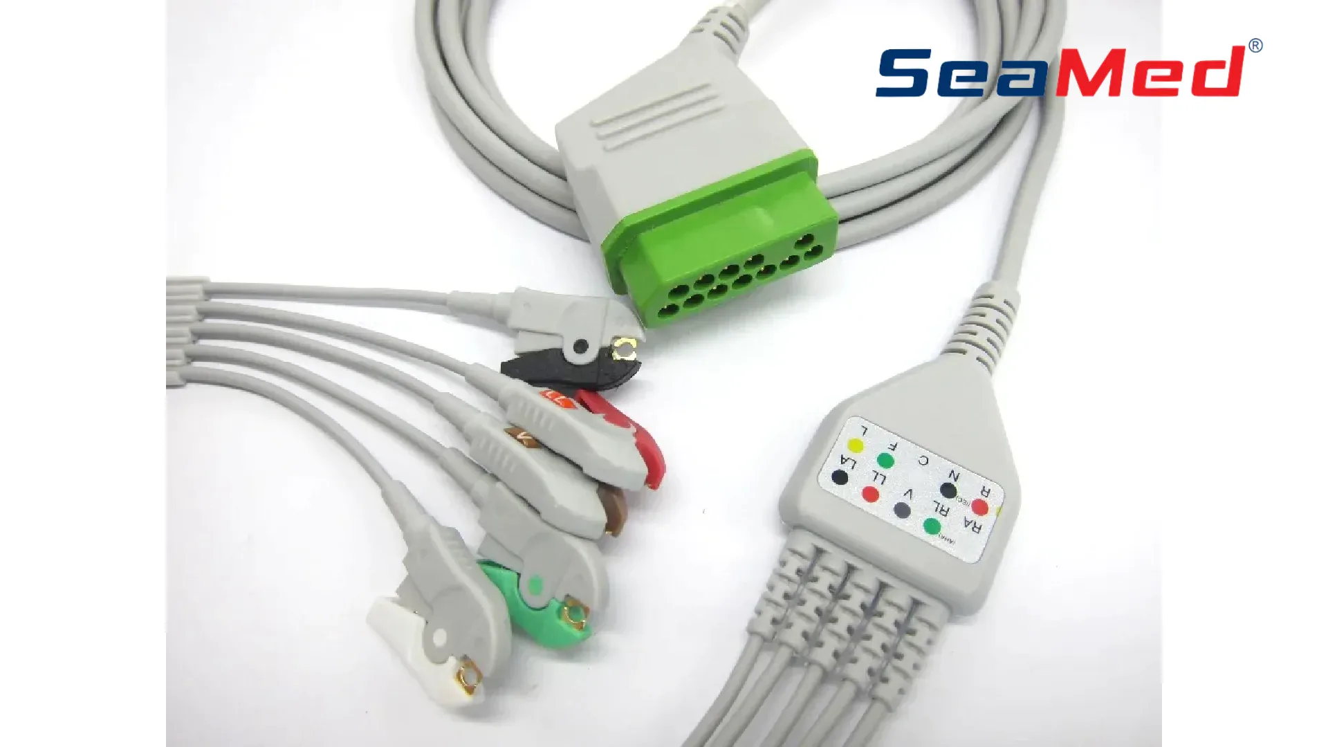 NIHON KOHDEN COMPATIBLE 5 LEAD ECG CABLE