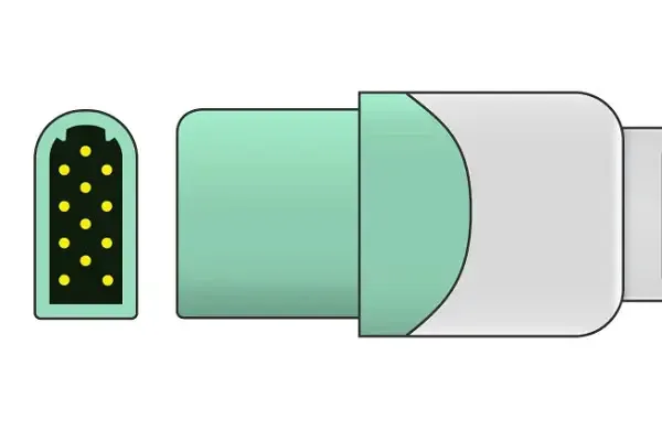 MINDRAY DATASCOPE COMPATIBLE 5 LEAD ECG CABLE 3