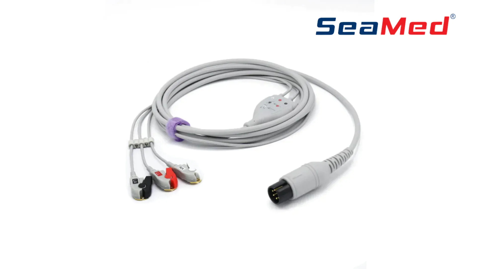 AAMI 6 PIN COMPATIBLE 3 LEAD ECG CABLE 3