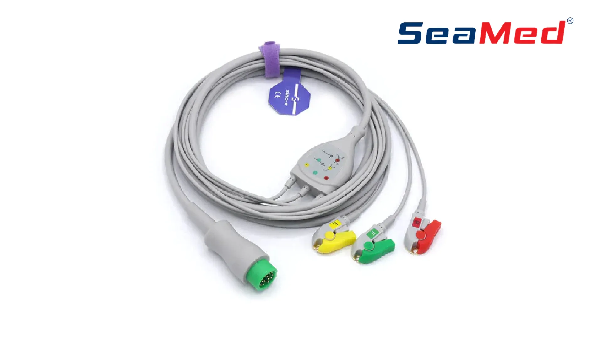 BIOCARE COMPATIBLE 3 LEAD ECG CABLE