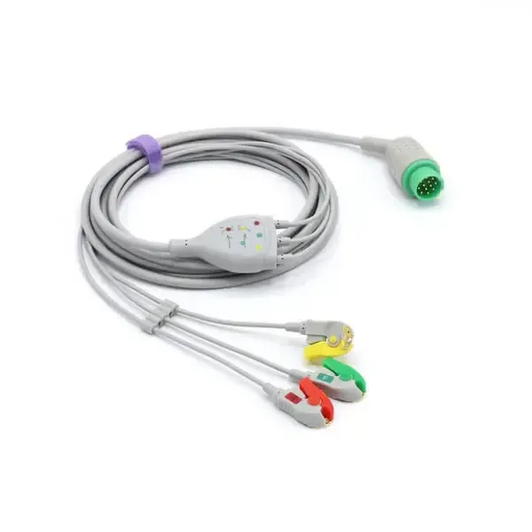 SCHILLER COMPATIBLE 3 LEAD ECG CABLE