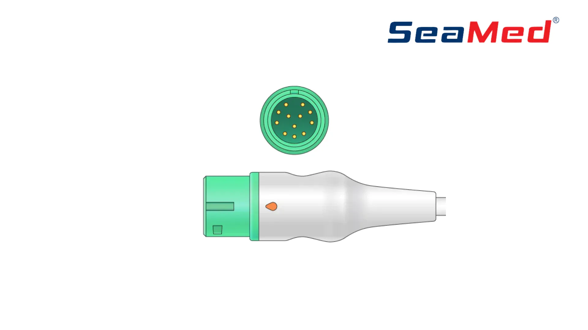 NORTHERN MEDITECH COMPATIBLE 3 LEAD ECG CABLE 3