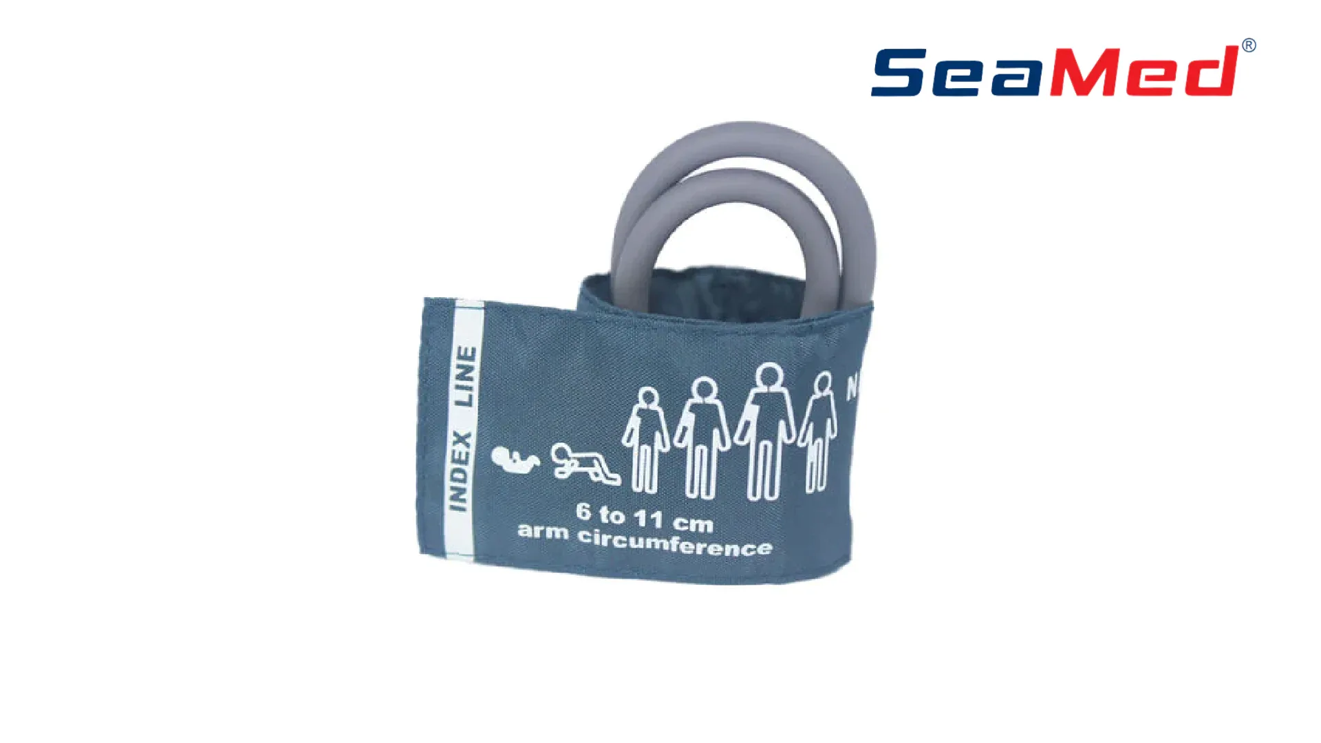 NEWBORN BLOOD PRESSURE CUFF 6-11 CM DOUBLE HOSE