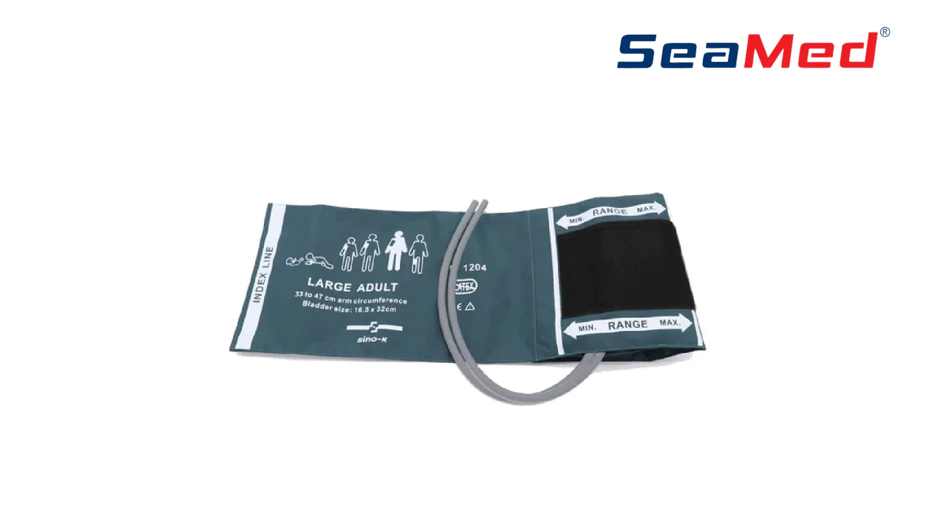 BLOOD PRESSURE CUFF 33-47 CM DOUBLE HOSE 3