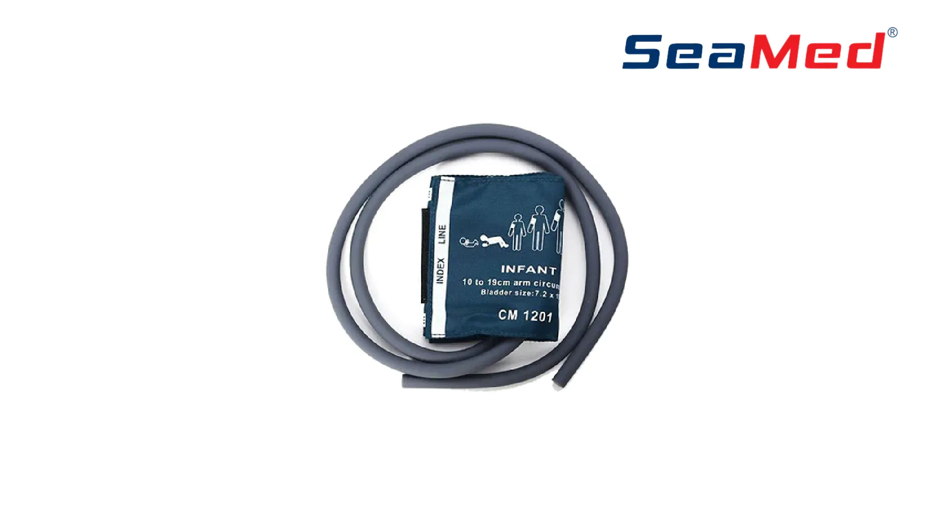 PEDIATRIC BLOOD PRESSURE CUFF 10-19 CM DOUBLE HOSE 3