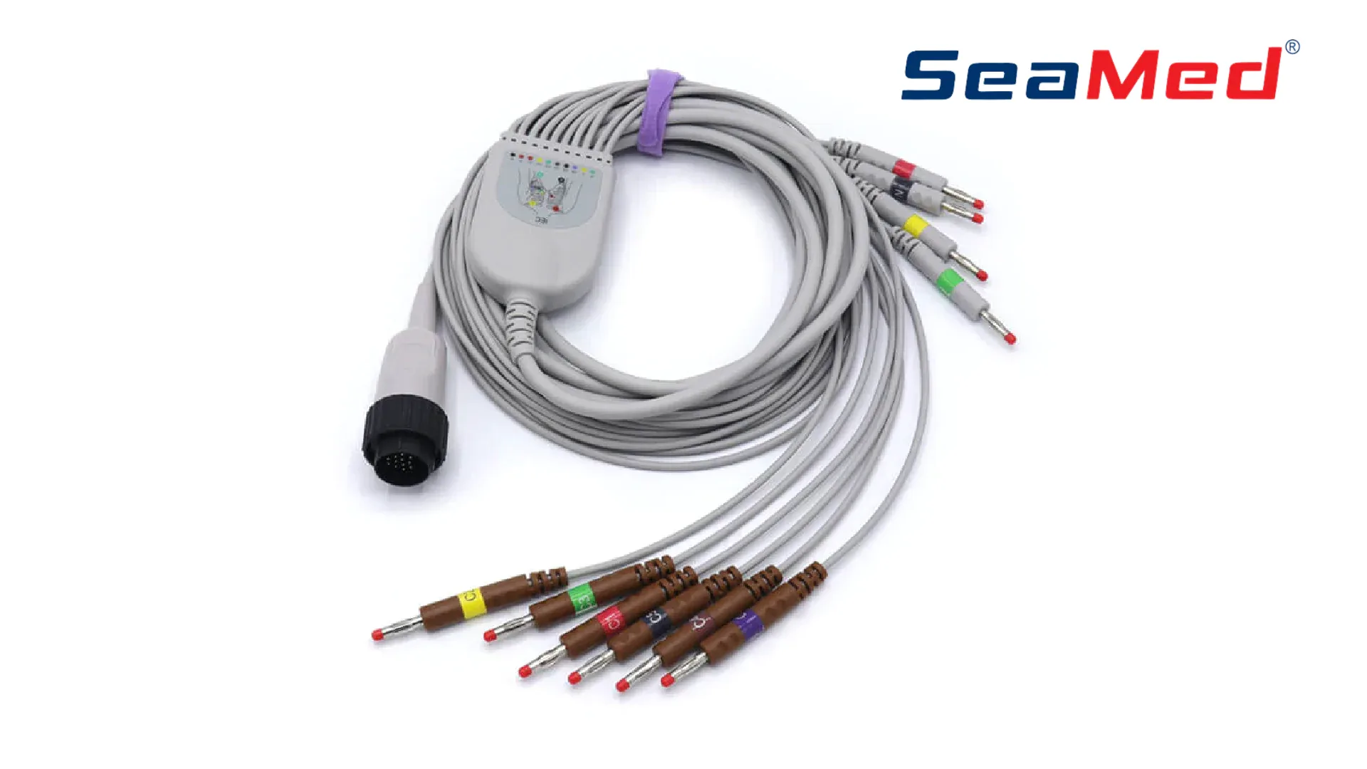 KENZ 16 PIN COMPATIBLE 10 LEAD BANANA ECG CABLE