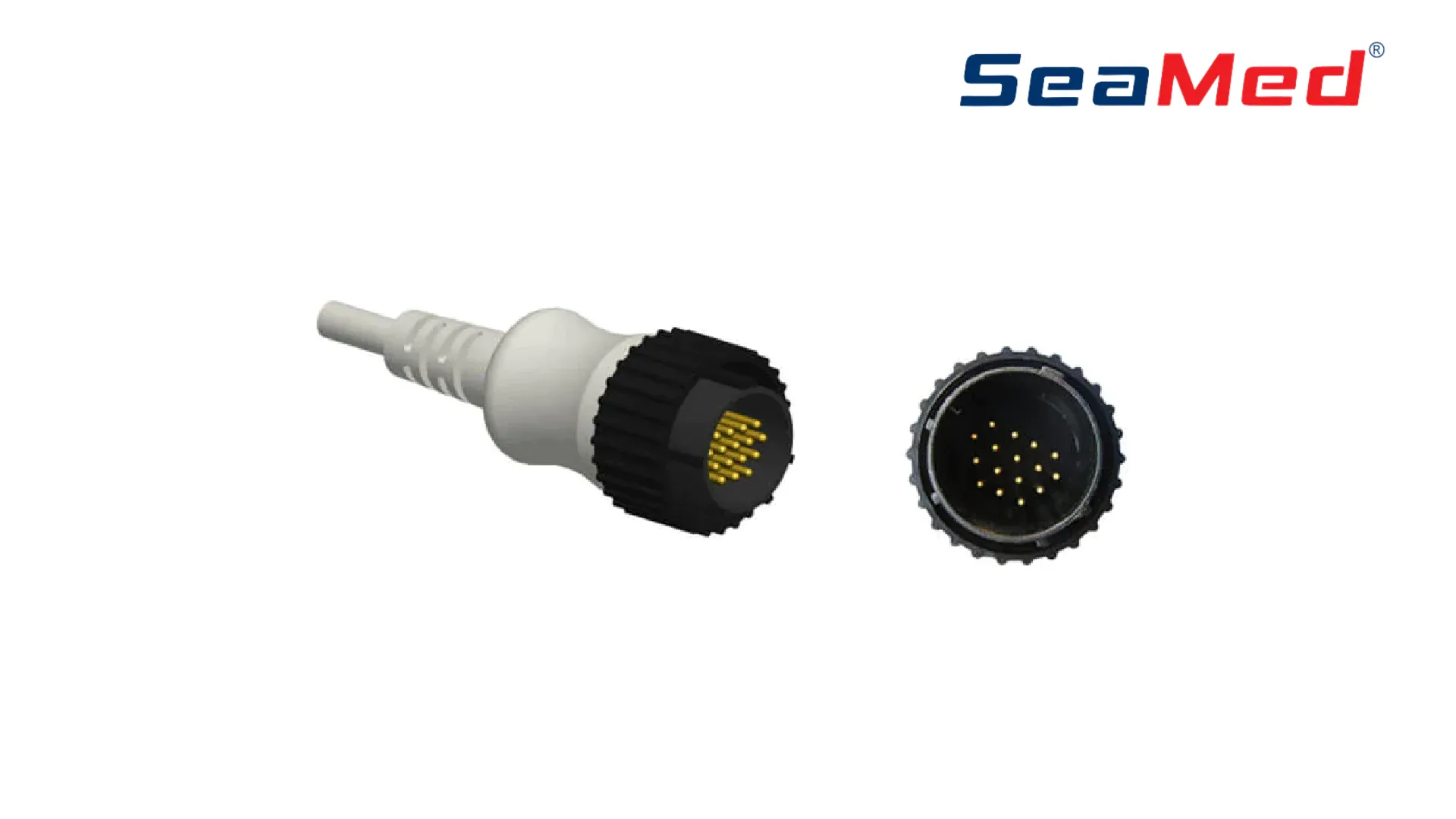 KENZ 16 PIN COMPATIBLE 10 LEAD BANANA ECG CABLE 4