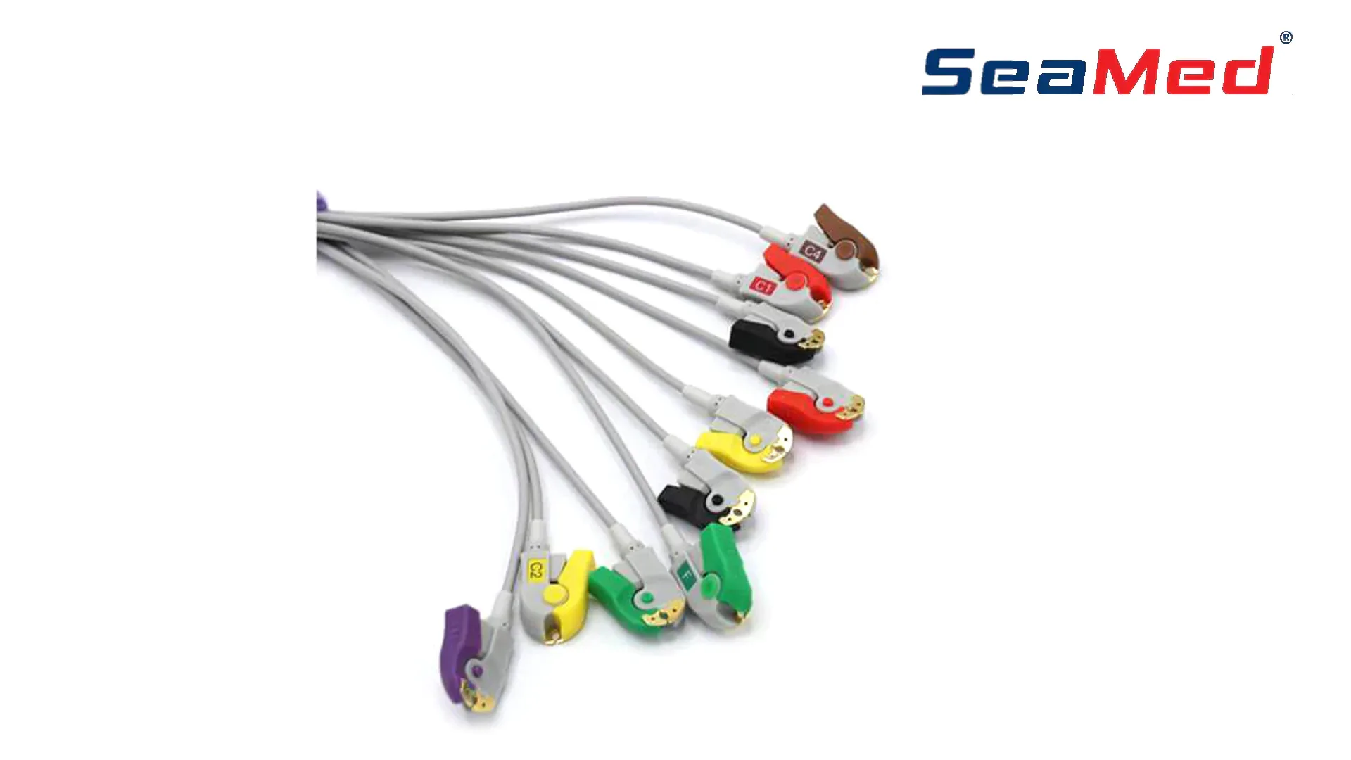 NIHON KOHDEN COMPATIBLE 10 LEAD GRABBER ECG CABLE 4