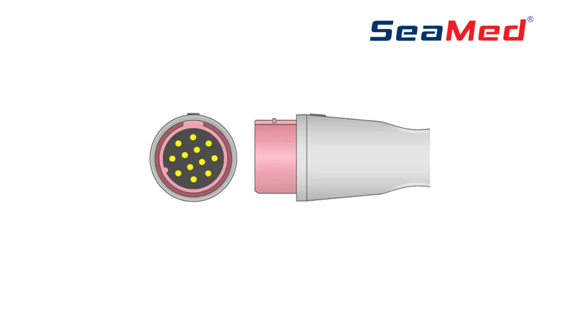 HUNTLEIGH COMPATIBLE TOCO PROBE PINK 3