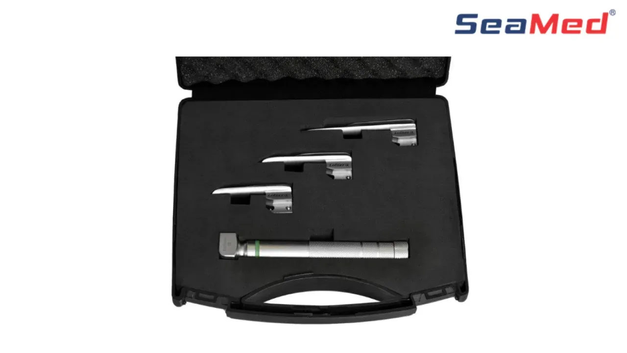 SEAMED LUNALITE MILLER FİBEROPTİK LARİNGOSKOP SETİ 2